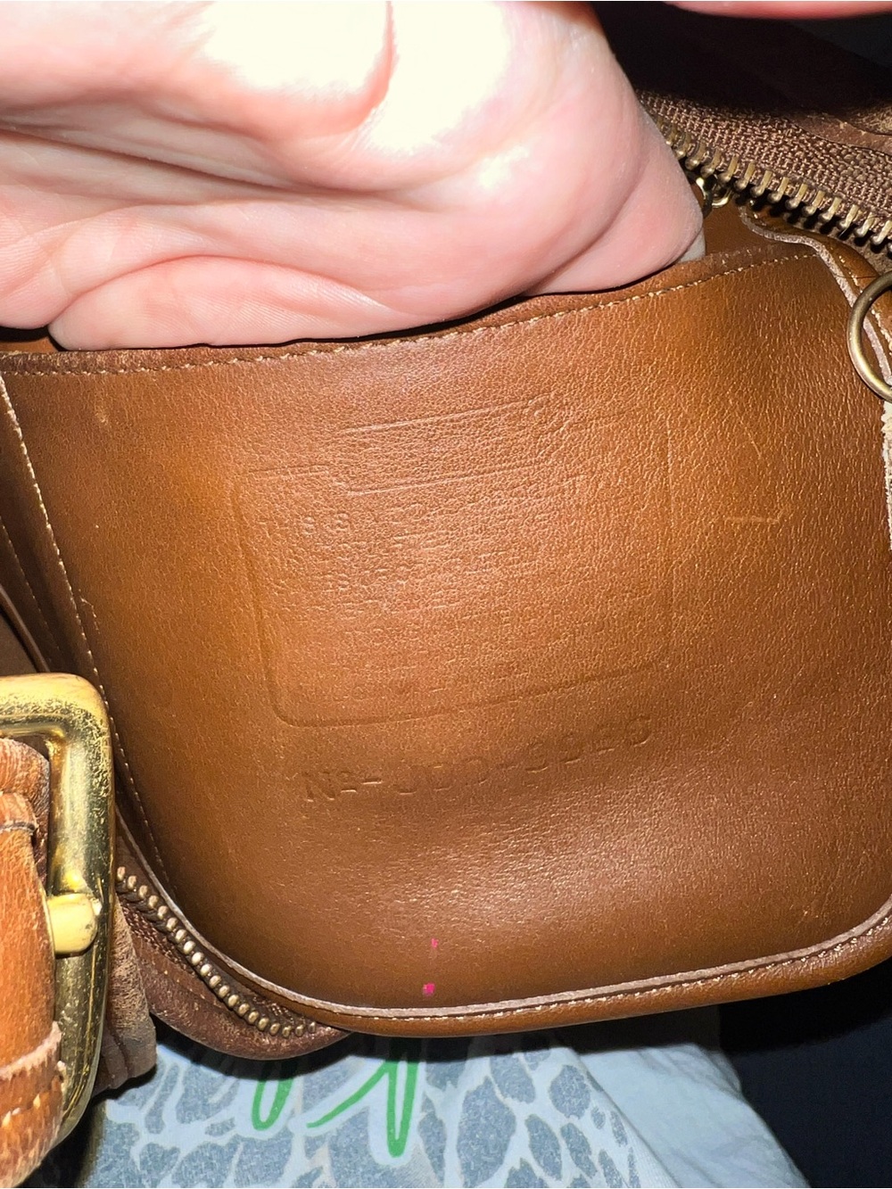 Vintage coach 90s Classic Brown Leather Shoulder Bag - Picture 3 of 9